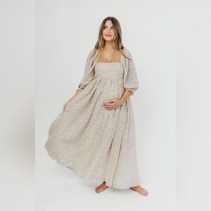 Worth Collective Maternity Bump Friendly Mona Maxi Dress Size L
